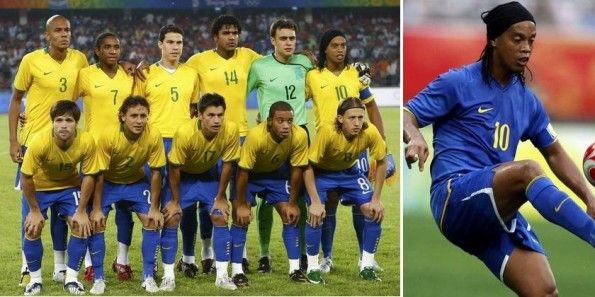 Le maglie del Brasile a Pechino 2008