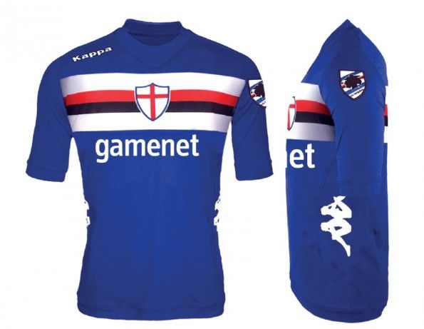 La maglia 2012-2013 della Sampdoria
