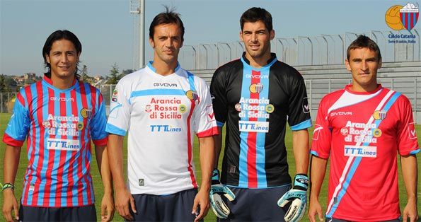 Maglie Catania ufficiali 2012-2013 Givova