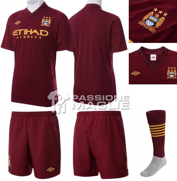 Casacca away Manchester City Umbro Manchester City maglia trasferta 2012-2013