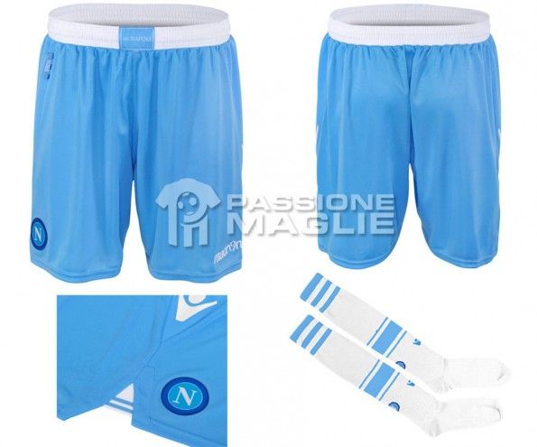 Pantaloncini e calzettoni terza divisa Napoli 2012-2013
