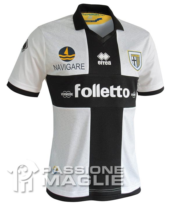 Prima maglia del Parma 2012-2013 Erreà Parma maglia casa 2012-2013