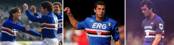 Alcune immagini degli anni d'oro della Sampdoria