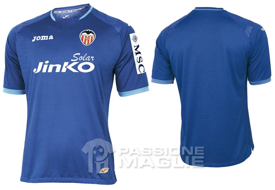 La Seconda Maglia Del Valencia 2012 2013 Firmata Joma Blu E Celeste