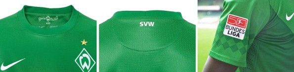 Particolari prima maglia Werder
