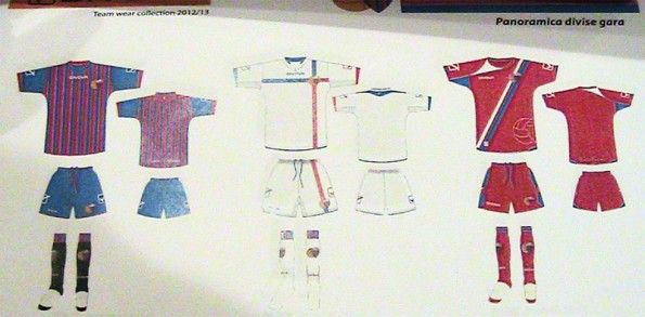 Le bozze Givova delle maglie del Catania 2012-2013 Bozzetti Givova divise Catania