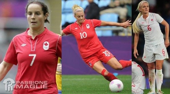 Le maglie del Canada femminile alle Olimpiadi 2012 Divise Canada donne Londra 2012