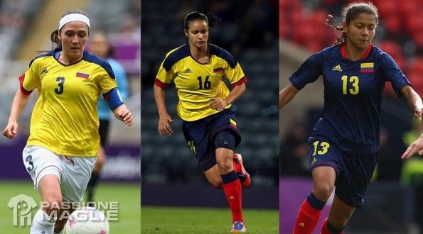 Team Colombia donne, le divise di Londra 2012 Colombia maglie Olimpiadi 2012 femminile