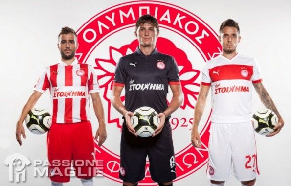 Le maglie dell'Olympiakos 2012-2013