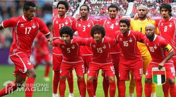 Divisa degli Emirati Arabi Uniti alle Olimpiadi 2012 Emirati Arabi Uniti maglia Londra 2012
