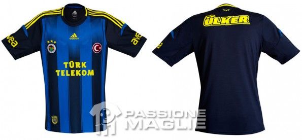 Terza divisa del Fenerbahce stagione 2012-2013 adidas Terza maglia Fenerbahce 2012-13