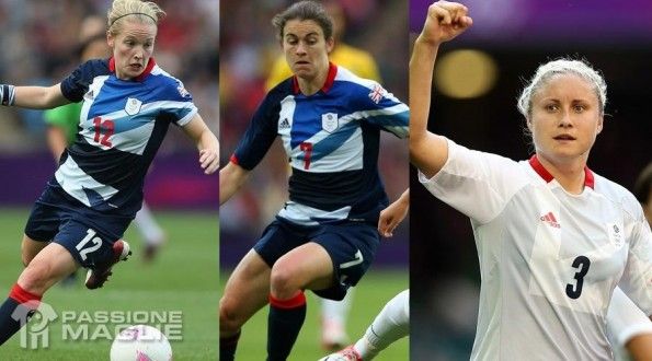 Gran Bretagna, kit donne alle Olimpiadi 2012 Le maglie della Gran Bretagna a Londra 2012