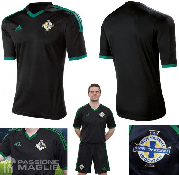 Divisa da trasferta dell'Irlanda del Nord 2012-2013 adidas Irlanda del Nord seconda maglia 2012-2013