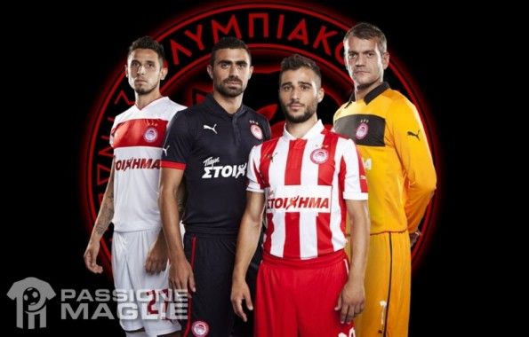 Le maglie dell'Olympiakos 2012-2013
