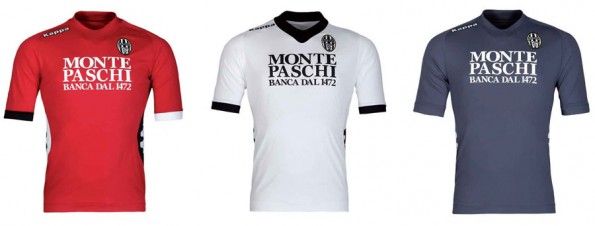 Collezione divise Siena firmate Kappa 2012-2013 Le maglie del Siena 2012-13