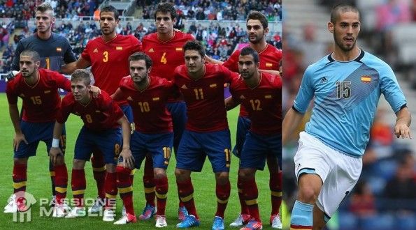 Kit della Spagna per i Giochi Olimpici di Londra 2012 Maglie Spagna Olimpiadi 2012