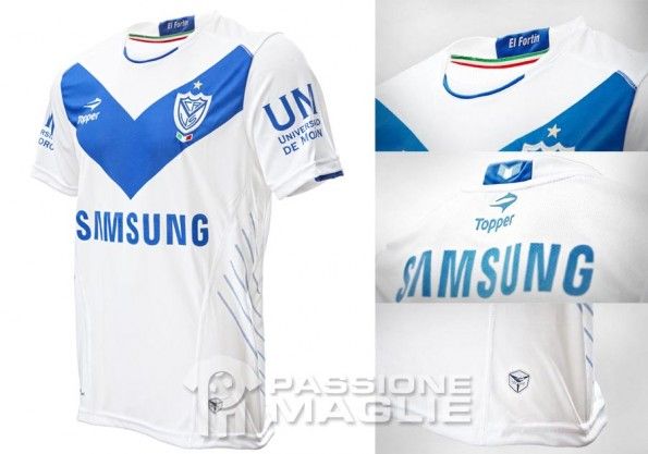 La prima maglia del Vèlez Sarsfield 2012-2013 Topper Vèlez Sarsfield maglia home 2012-2013