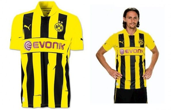 La maglia europea del Borussia Dortmund 2012-2013