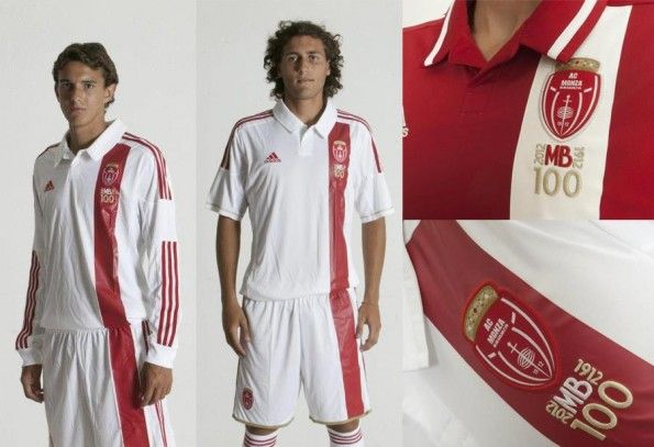 La divisa da trasferta del Monza 2012-2013 celebra il centenario Kit away Monza 2012-2013 adidas