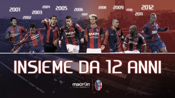 Bologna e Macron insieme da 12 anni Macron sponsor Bologna 2001
