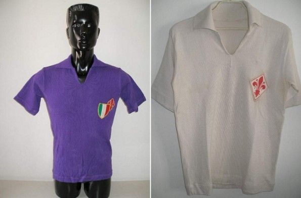 Due maglie storiche della Fiorentina