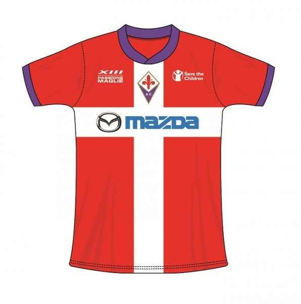 Terza maglia crociata Fiorentina - Versione A
