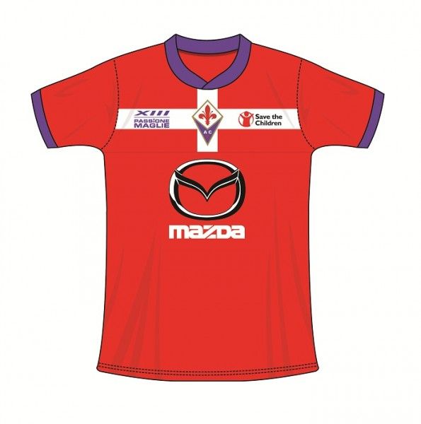 Terza maglia crociata Fiorentina - Versione B