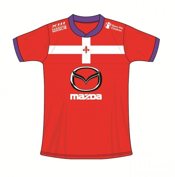 Terza maglia crociata Fiorentina - Versione C