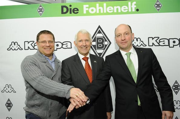 Kappa sponsor tecnico Borussia Monchengladbach