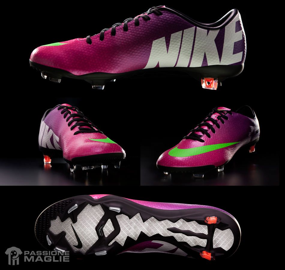 nike mercurial viola e arancioni