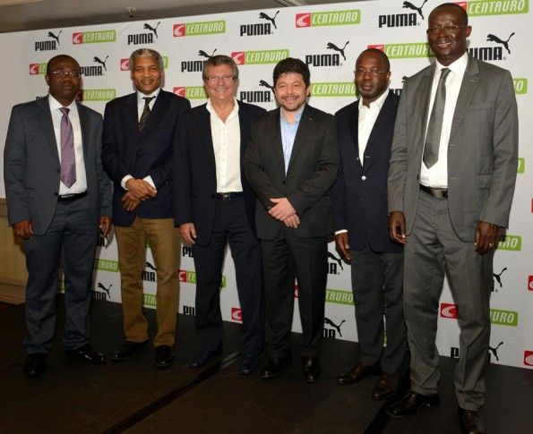 I presidenti delle federazioni africane con Centauro
