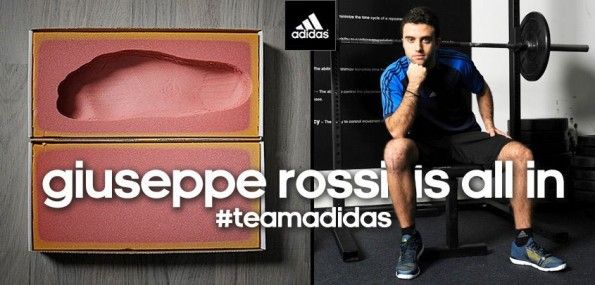 Rossi is all in adidas