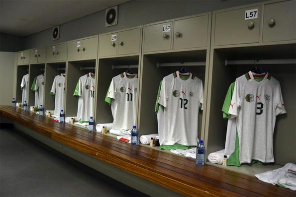 Spogliatoio Algeria Coppa d'Africa 2013