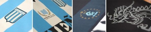 Dettagli divise Racing Club 2013