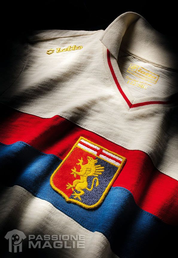 Dettaglio maglia celebrativa away 100 anni