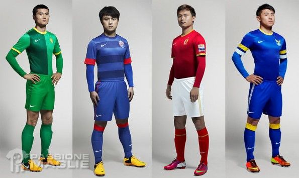 Divise ufficiali campionato cinese 2013