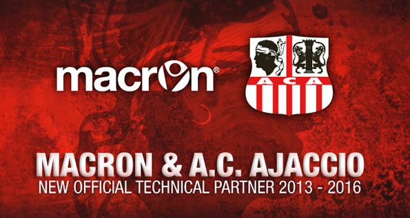 Macron sponsor tecnico Ajaccio
