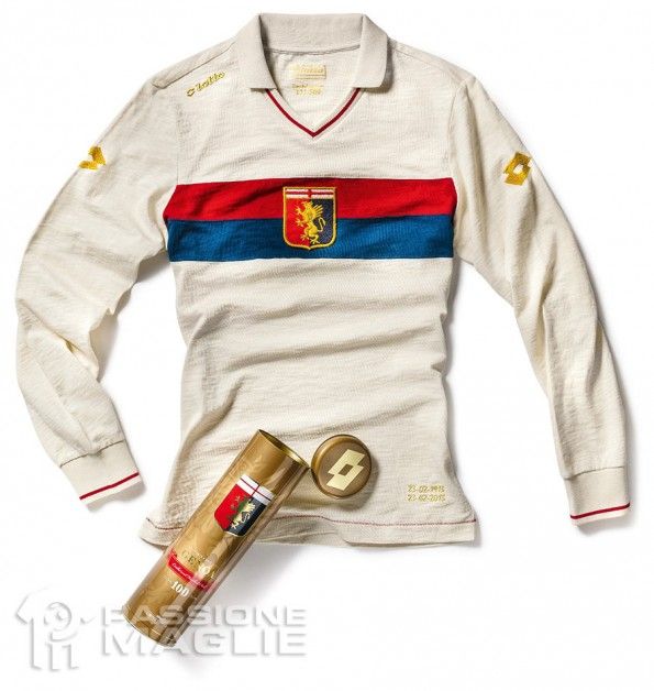 Maglia Genoa away 100 anni Lotto