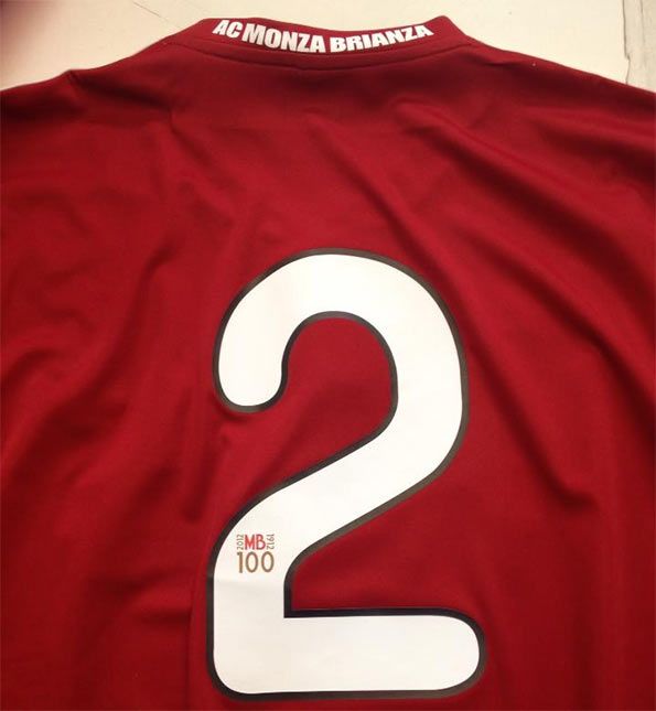 Numero 2 maglia Monza 2012-13