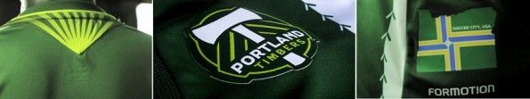 Dettagli della prima maglia 2013 dei Portland Timbers