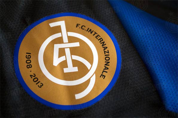 Patch celebrativa 105 anni Inter