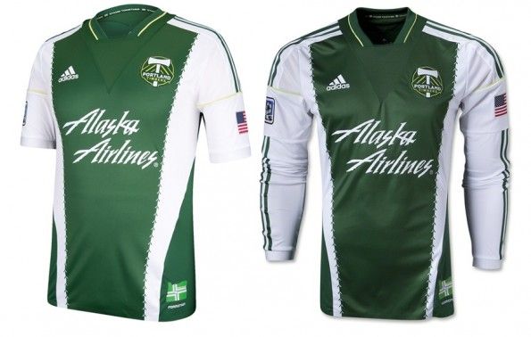 Prima maglia Portland Timbers 2013 adidas