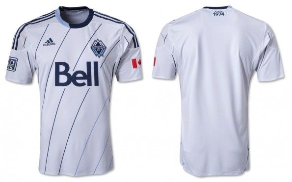 Prima maglia Vancouver Whitecaps 2013 adidas