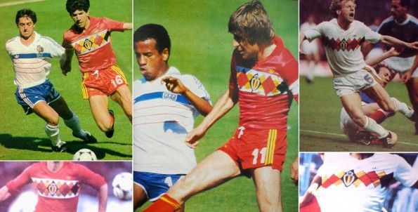 Le maglie del Belgio ad Euro 1984 Le maglie del Belgio ad Euro 1984