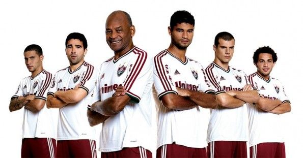 Kit away Fluminense 2013 adidas