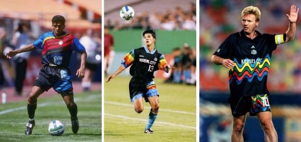 Le maglie nero e arcobaleno dei Kansas City Wizards tra il 1996 ed il 1999 maglie-kansas-city-wizards-1996-1999