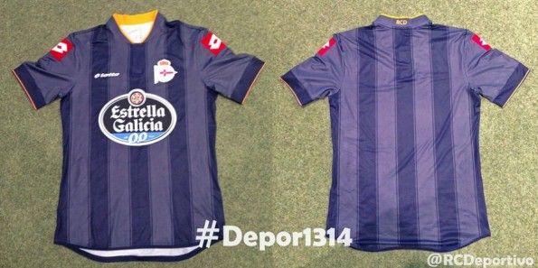 Seconda maglia Deportivo La Coruna 2013-2014