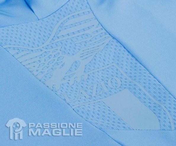 Dettaglio aquila maglia Lazio Macron
