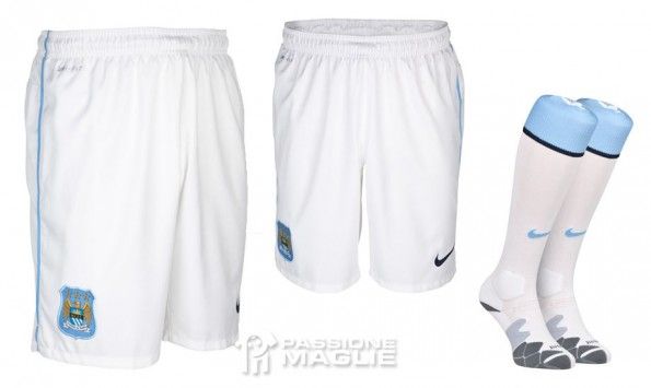 Pantaloncini calzettoni Manchester City 2013-14 home