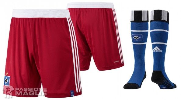 Calzoncini e calzettoni Amburgo home 2013-14